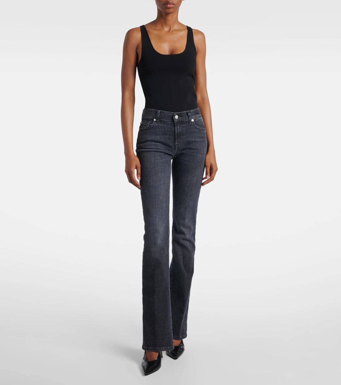7 For All Mankind - Bootcut mid-rise flared jeans