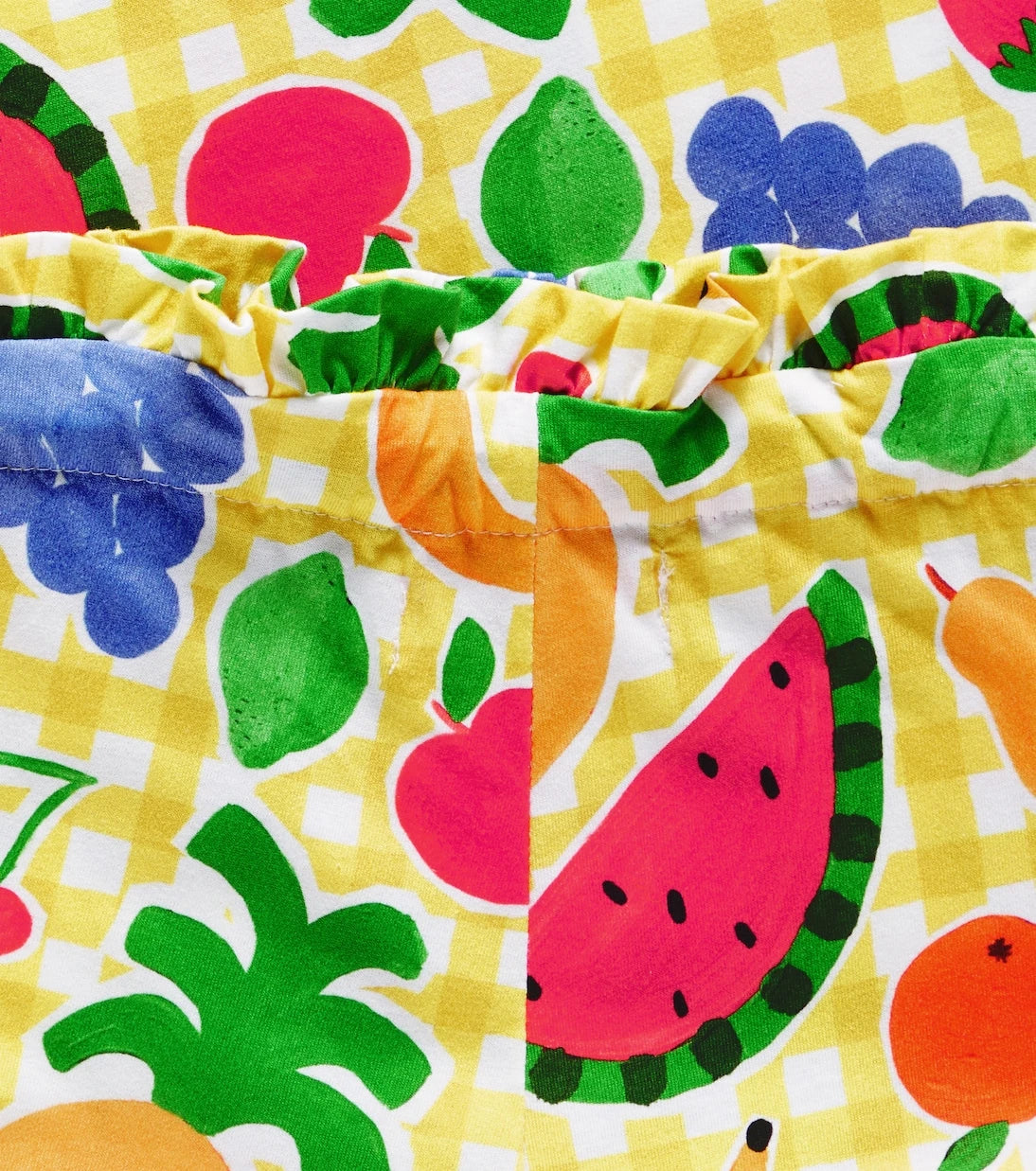 Fábula - Picnic printed cotton romper