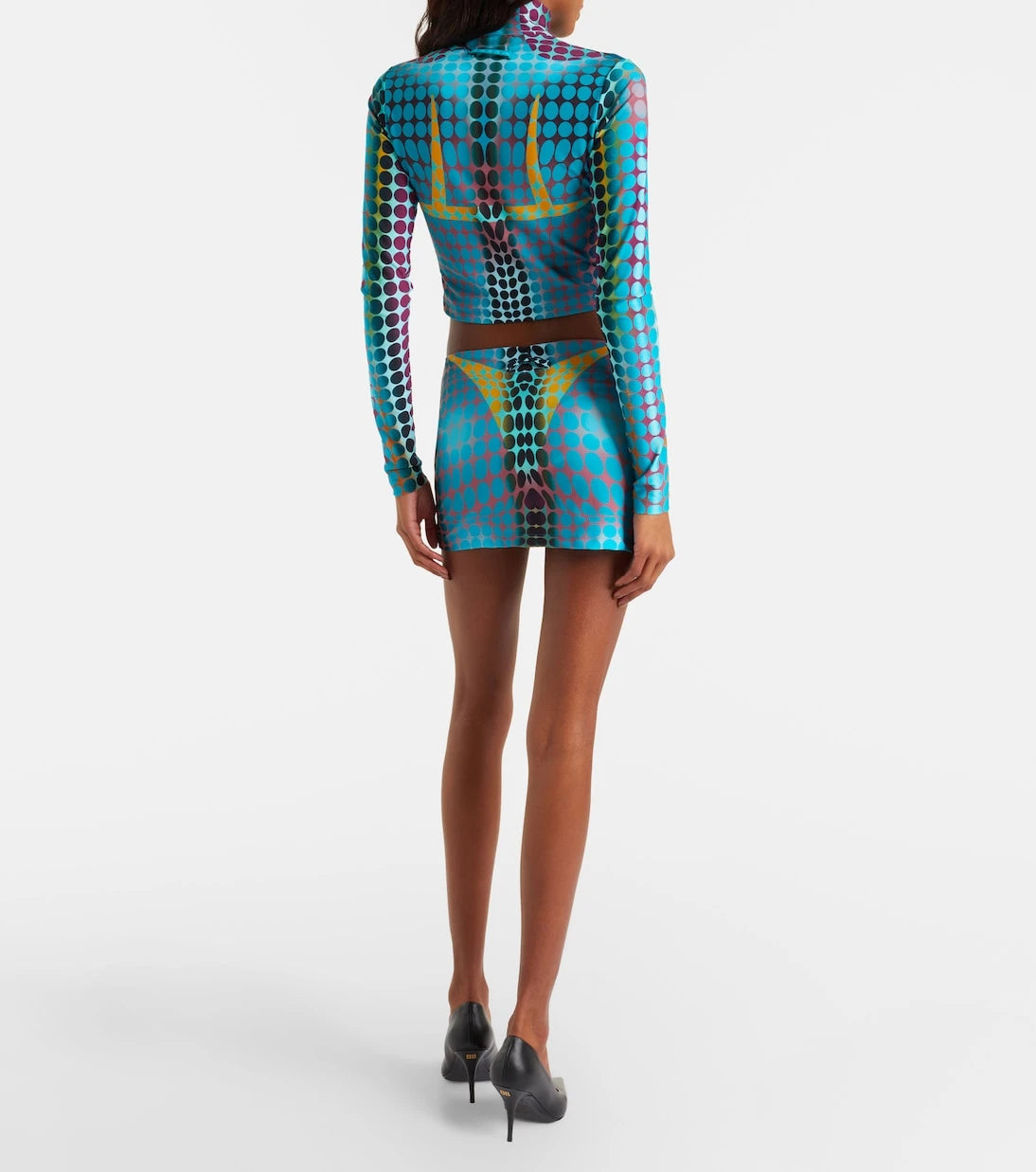 Jean Paul Gaultier - Re-Edition printed miniskirt