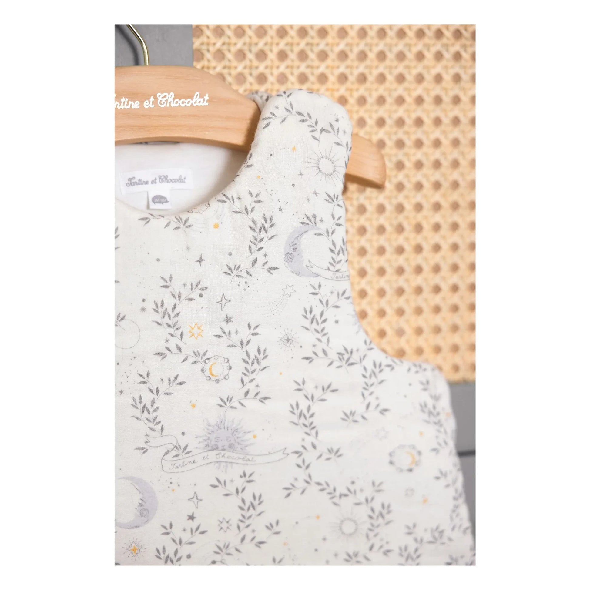 Tartine et Chocolat - Rêve étoilé sleeping bag | Ecru