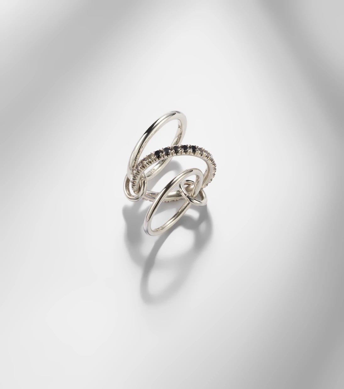 Spinelli Kilcollin - Petunia sterling silver ring with diamonds