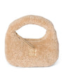 Mini Shearling Wander Top-Handle Bag