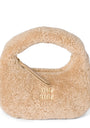 Mini Shearling Wander Top-Handle Bag