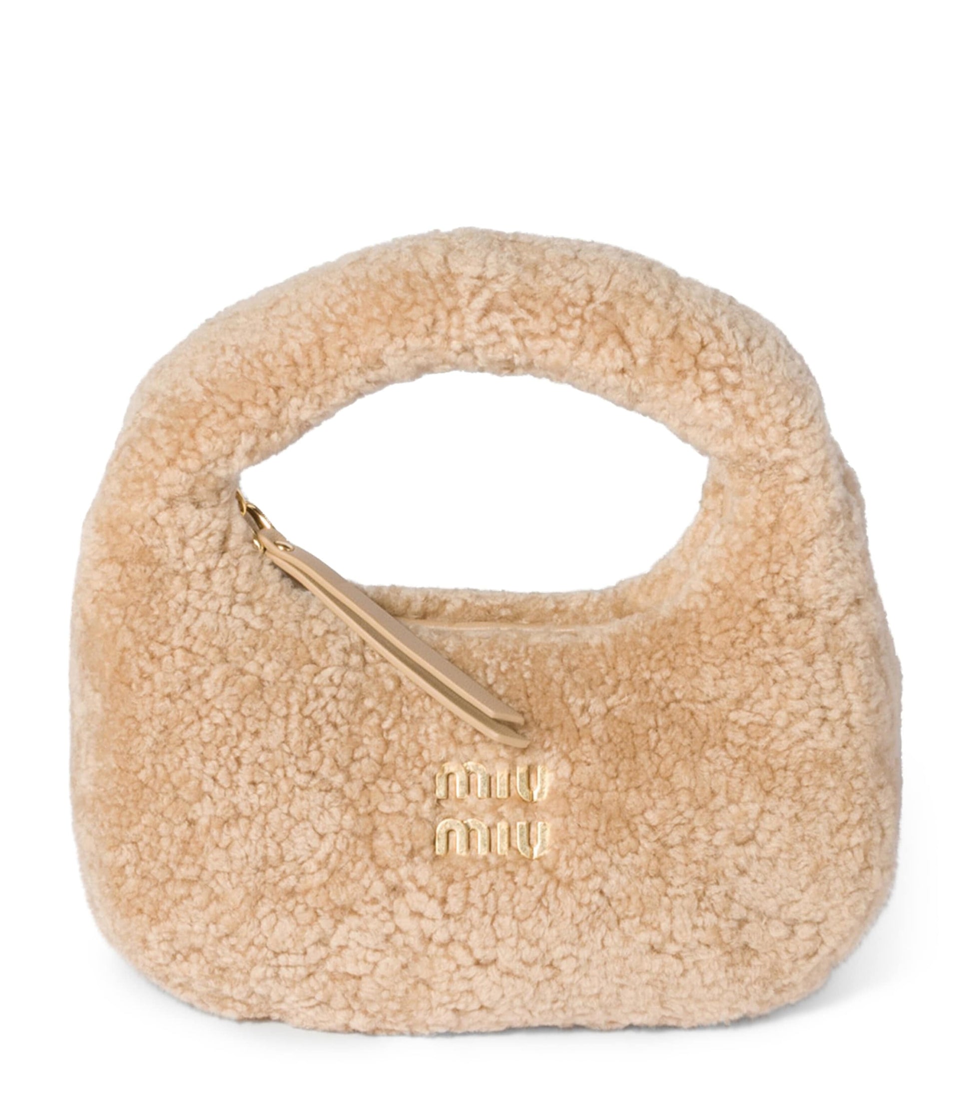 Mini Shearling Wander Top-Handle Bag