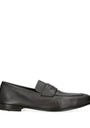 Zegna Leather-Cashmere L'Asola SECONDSKIN Loafers