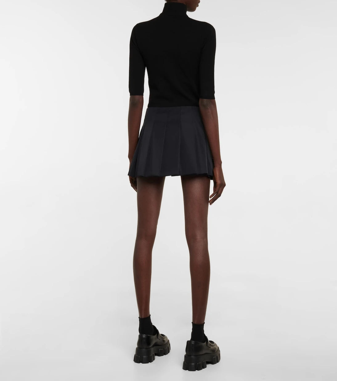 Prada - Pleated miniskirt