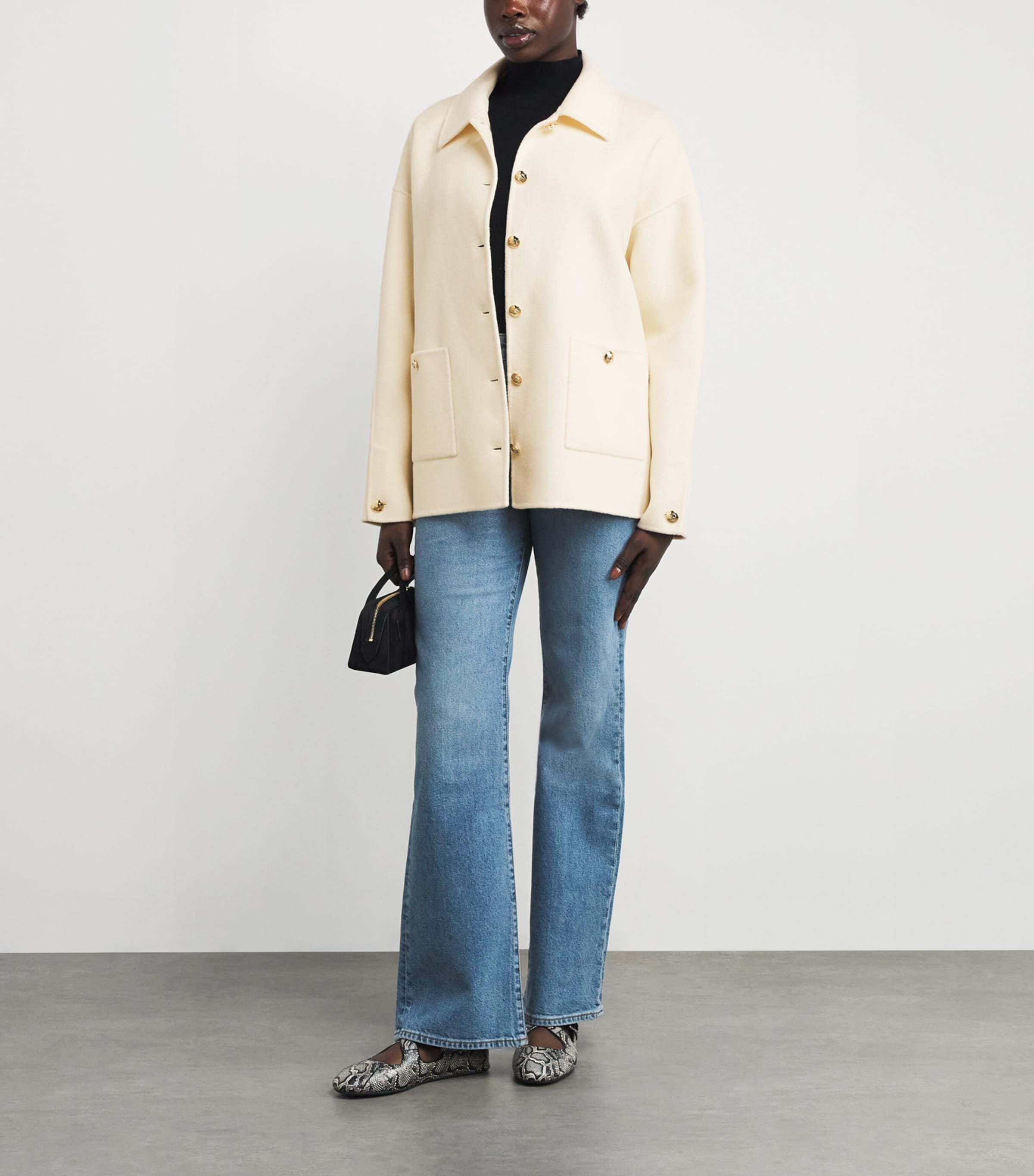 Ivory Wool-Cashmere Luca Jacket