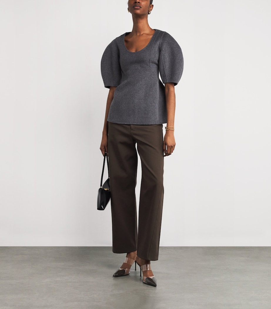 Alaïa Green Patent Leather Le Coeur Mules 90