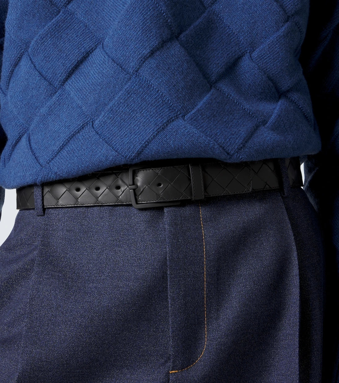 Bottega Veneta - Intrecciato leather belt