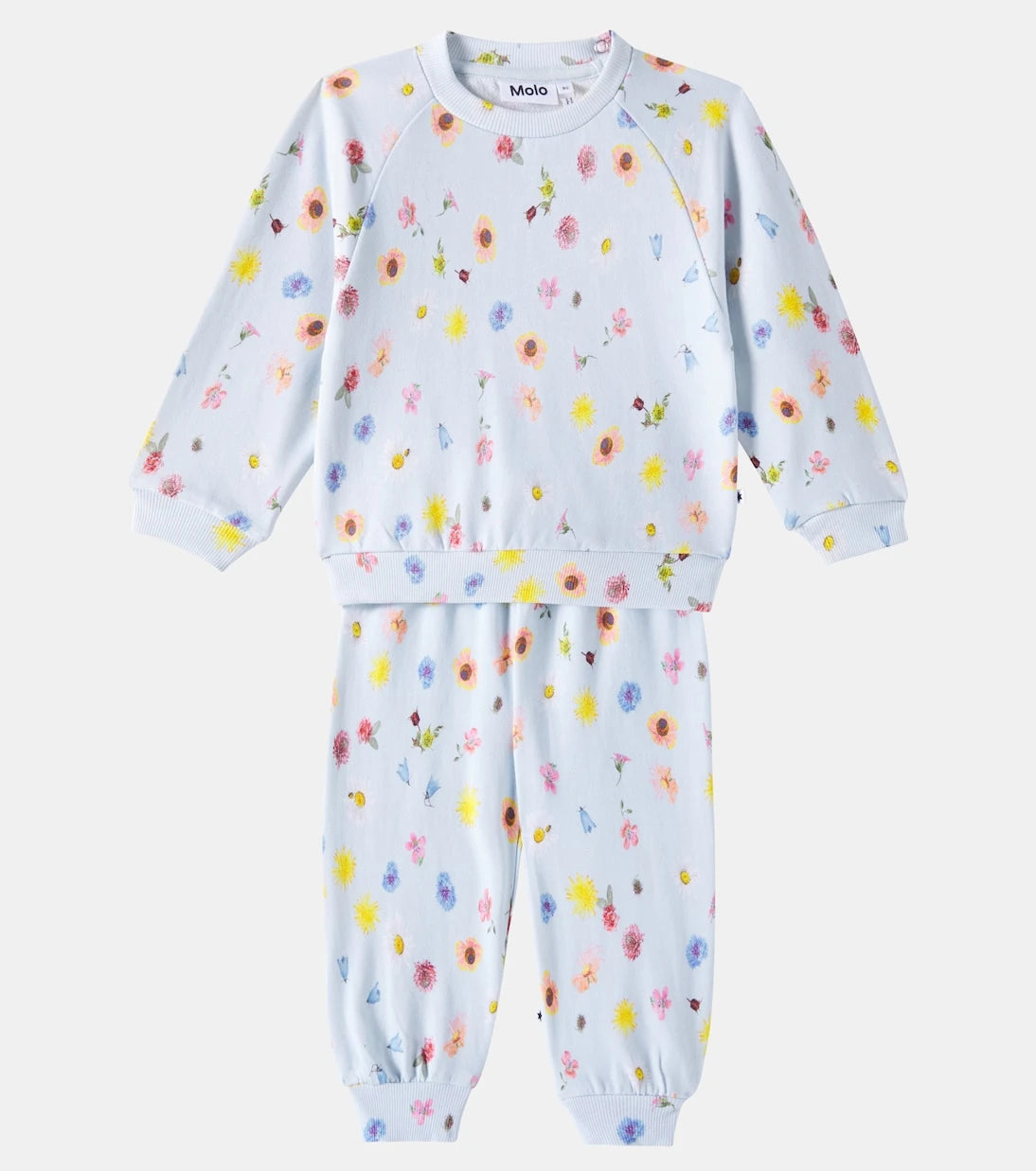 Molo - Baby Disc cotton sweatshirt and sweatpants set