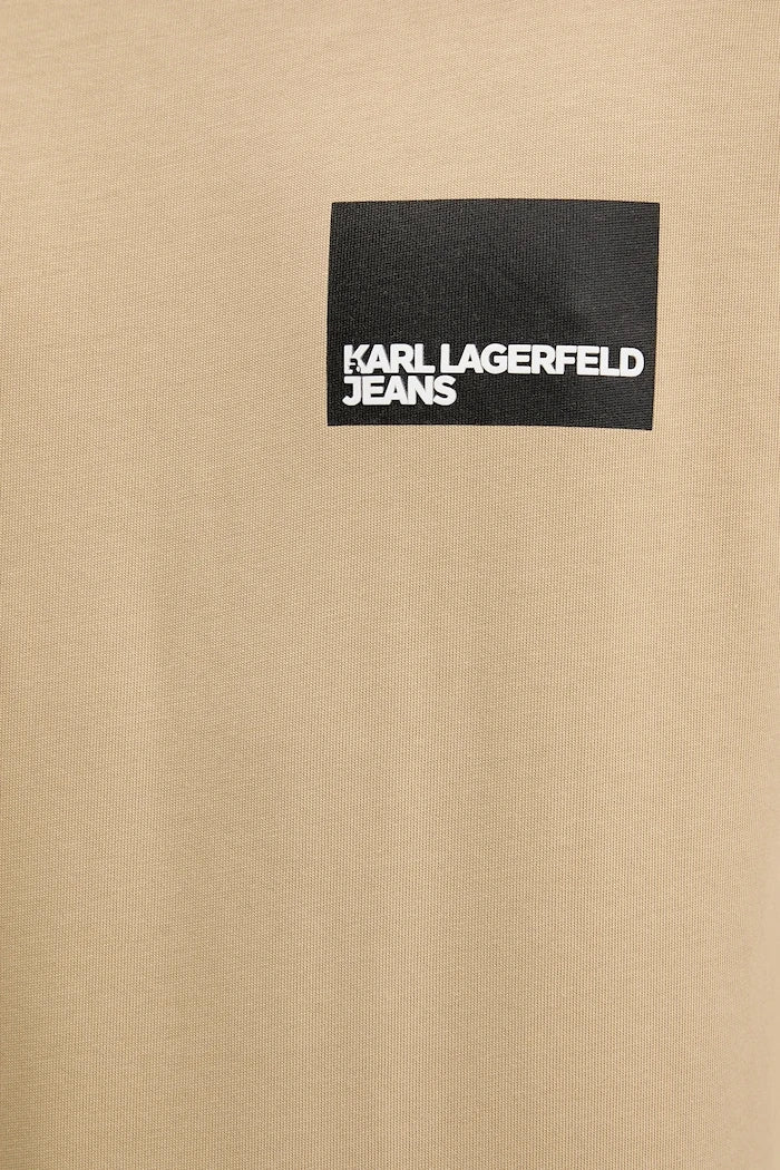 Pamuklu Tişört Karl Lagerfeld Jeans