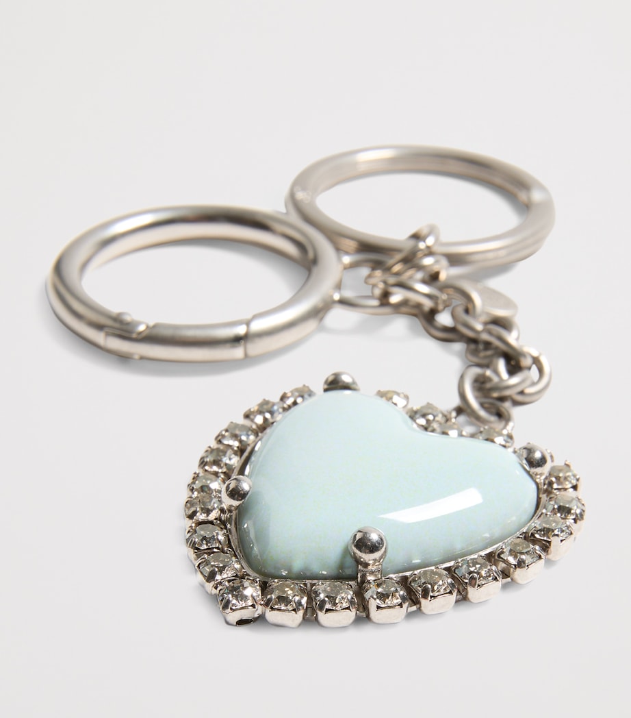 Valentino Garavani Blue Coeur Hyberbole Keyring