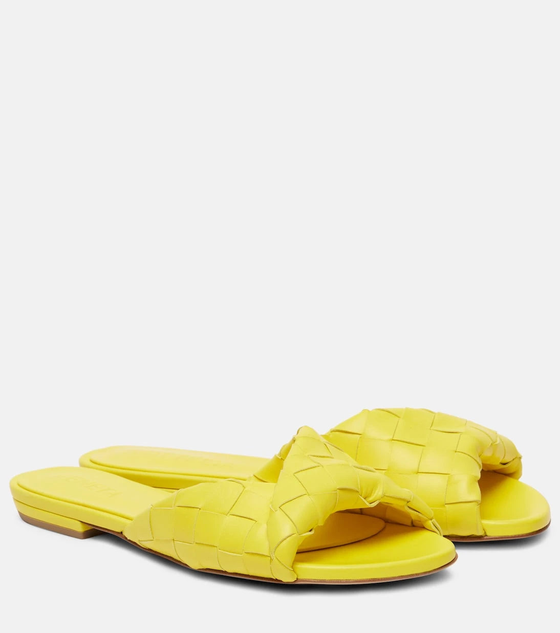 Bottega Veneta - Blink Intrecciato leather slides