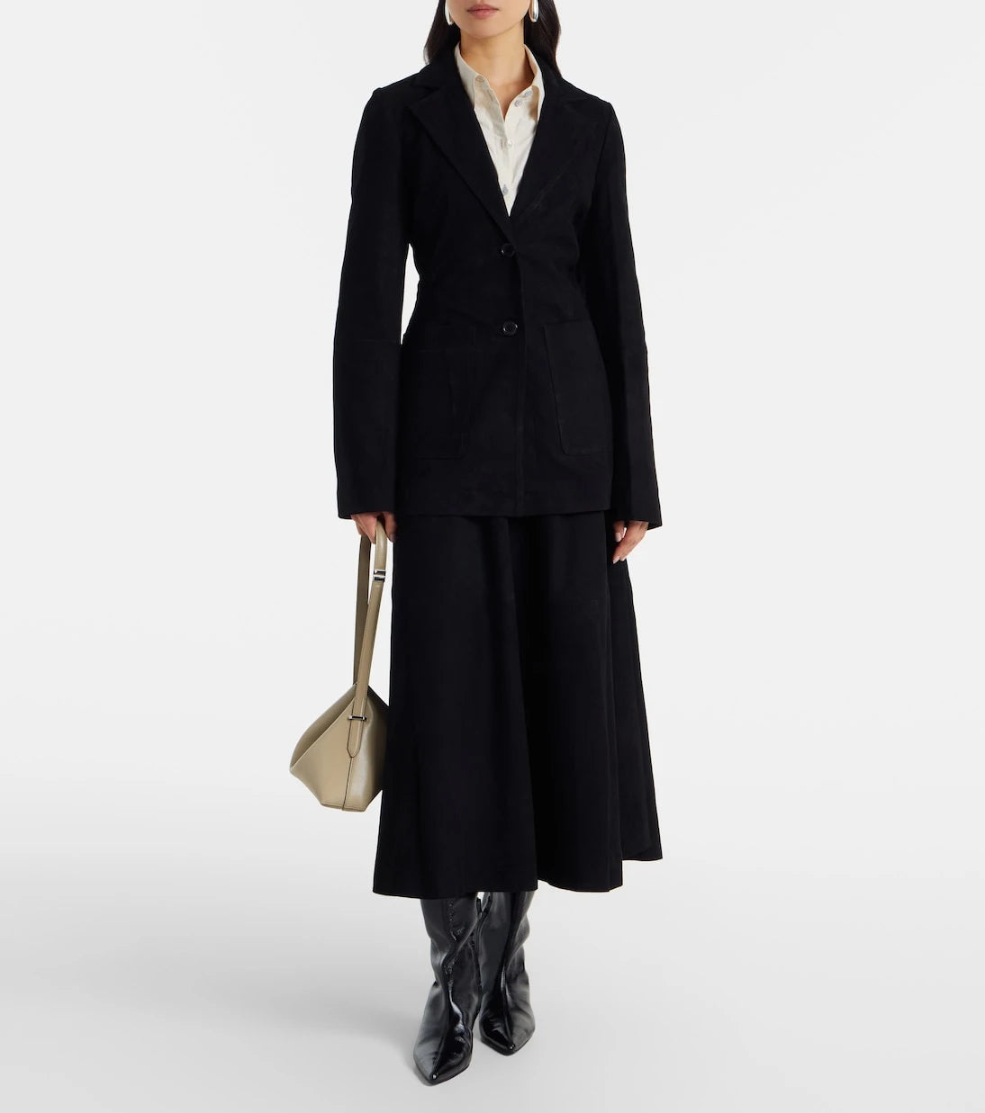Róhe - Suede midi skirt