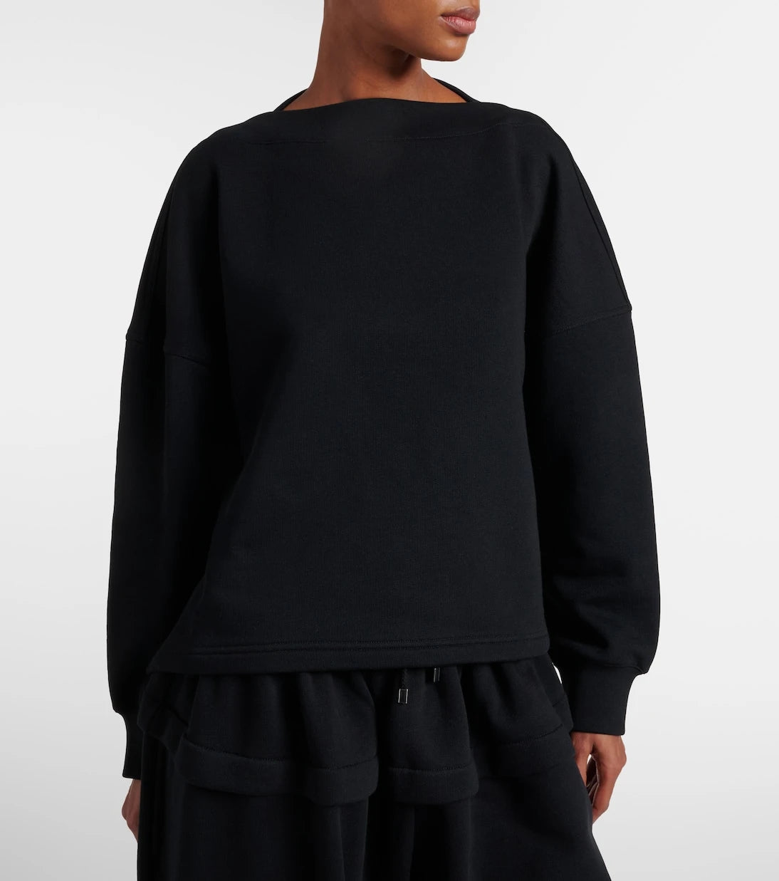 Alaïa - سويت شيرت من القطن جيرسي