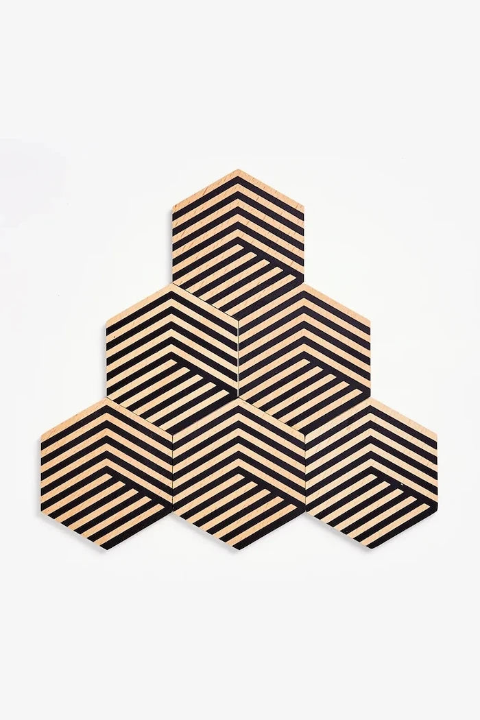 Areaware Tiles 9 x 8,5 cm (6 Parça) Masa Altlığı Seti