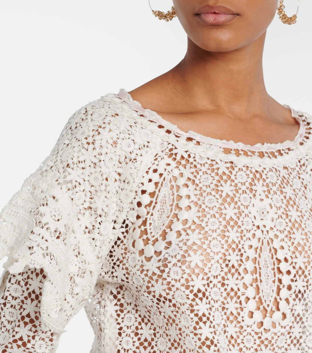 Isabel Marant - Hyliana cotton lace top