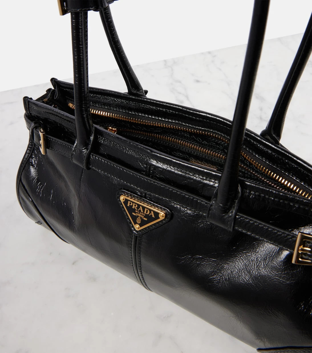 Prada - Prada Bonnie Medium leather shoulder bag