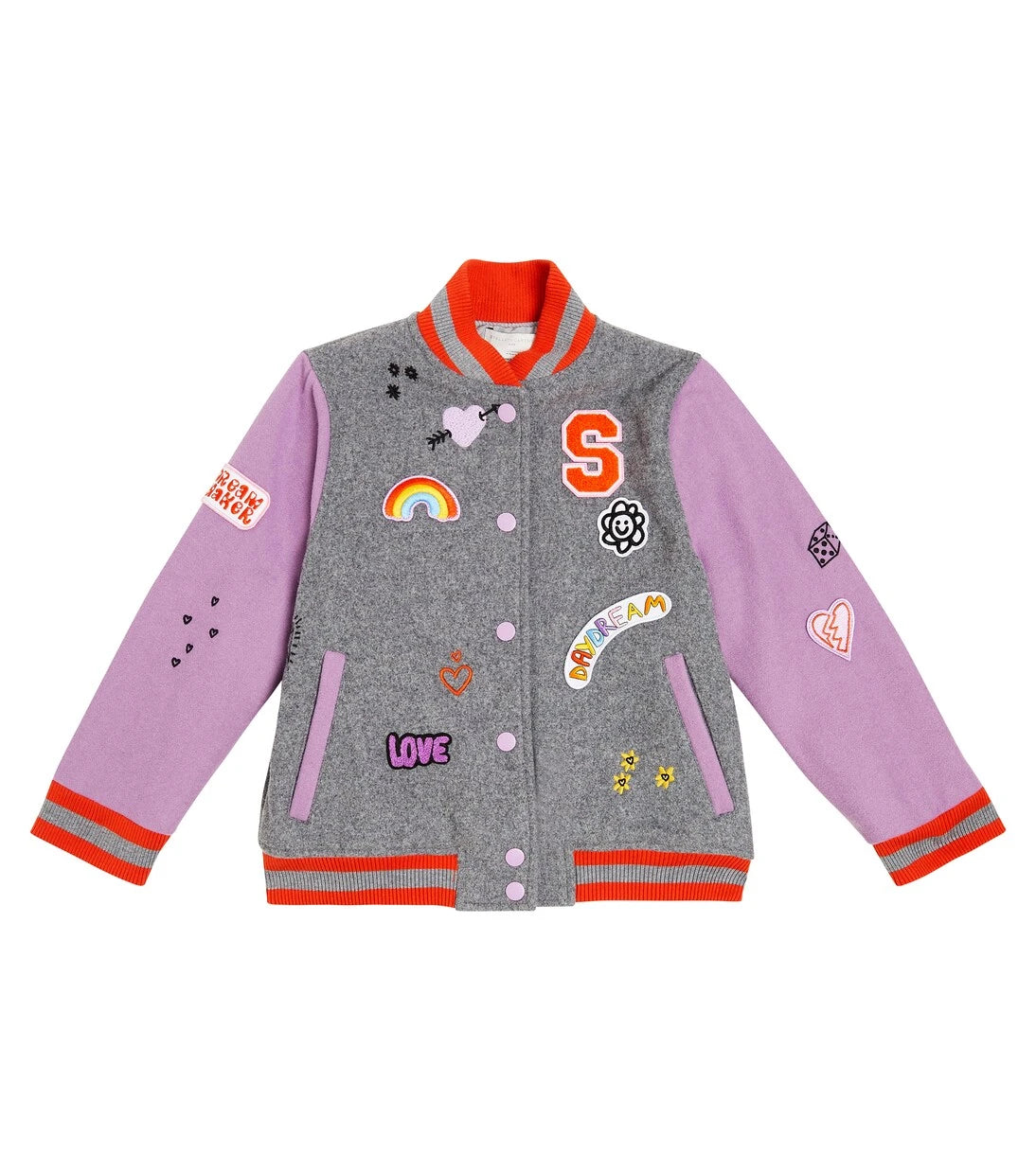 Stella McCartney Kids - جاكيت من مزيج الصوف