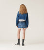 Miu Miu Blue Cropped Denim Jacket