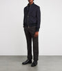 Paul Smith Navy Wool Bomber Jacket