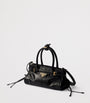Prada Black Mini Leather Bonnie Top-Handle Bag