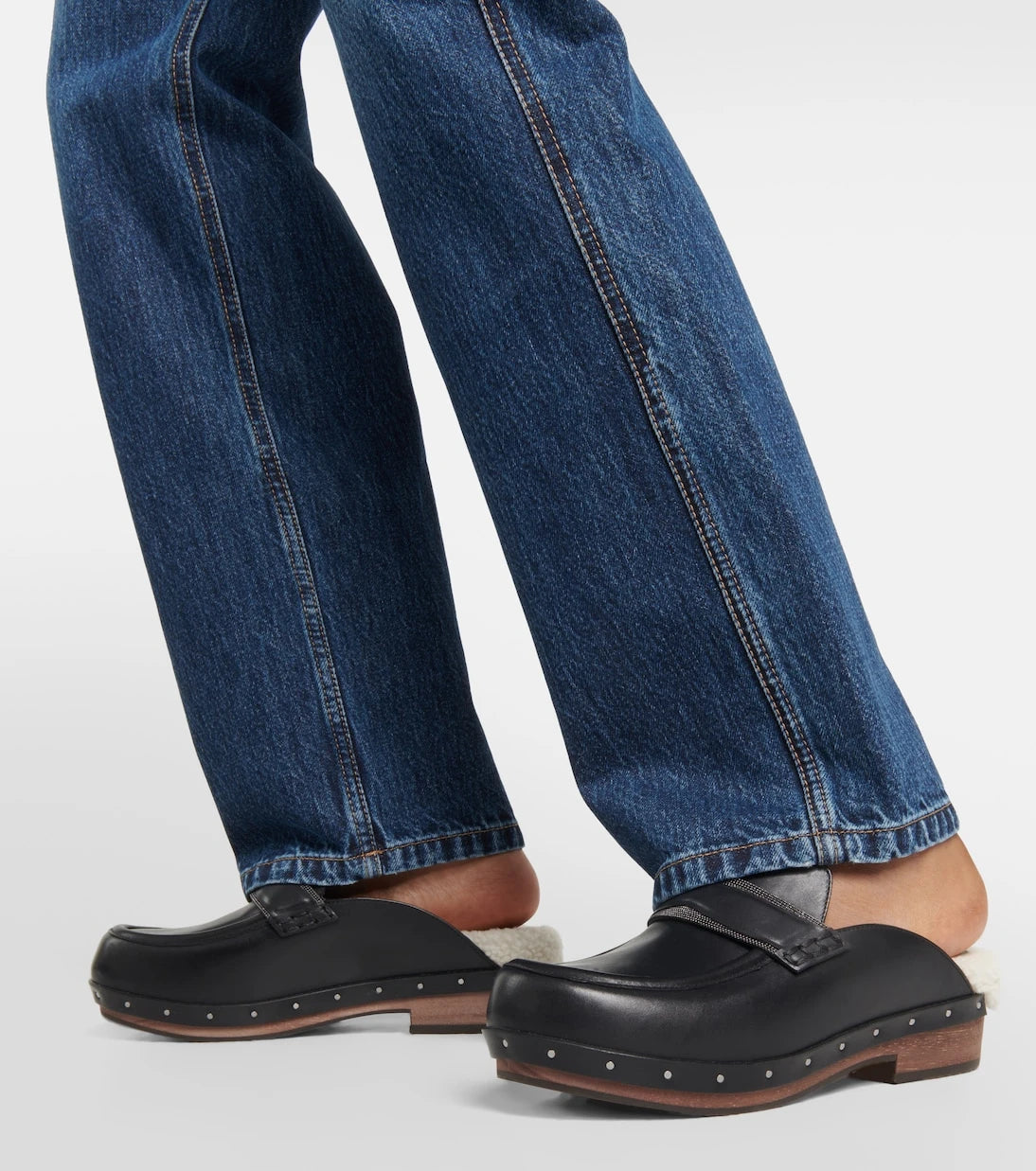 Brunello Cucinelli - Mid-rise wide-leg jeans