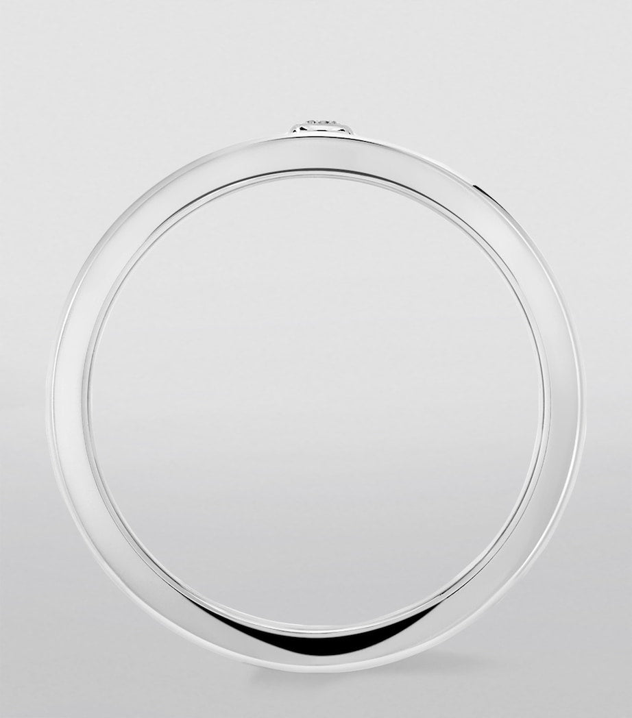 Titanium and Diamond Move Titanium Ring