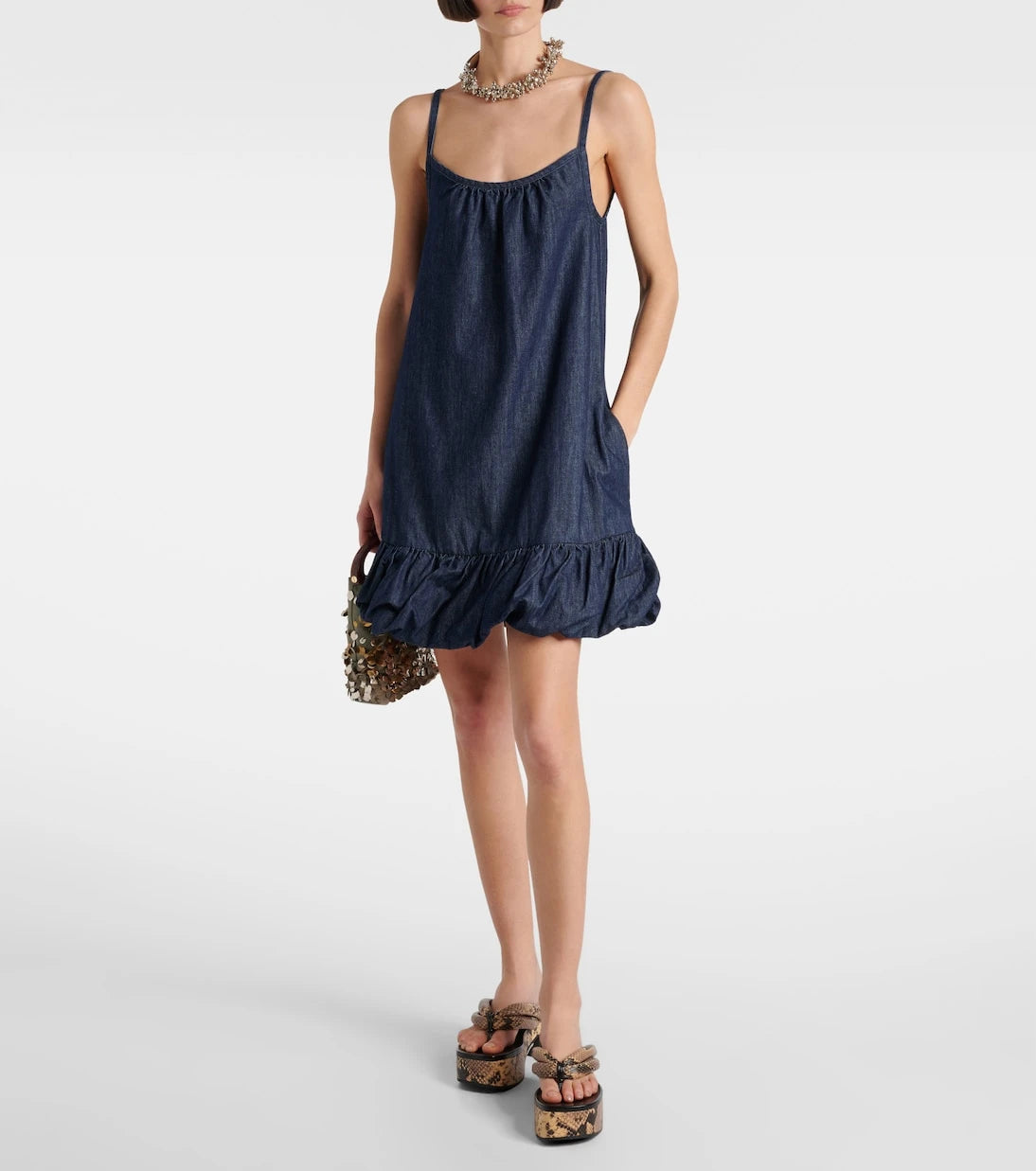 Dries Van Noten - Denim minidress