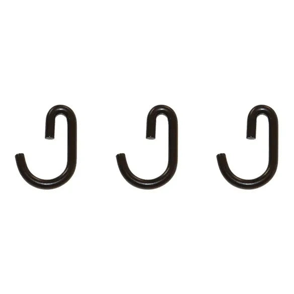 Gassien - Set of 3 Wall Hooks | Black