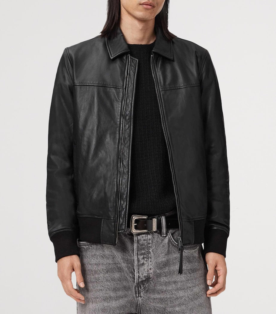 Black Rashford Leather Jacket