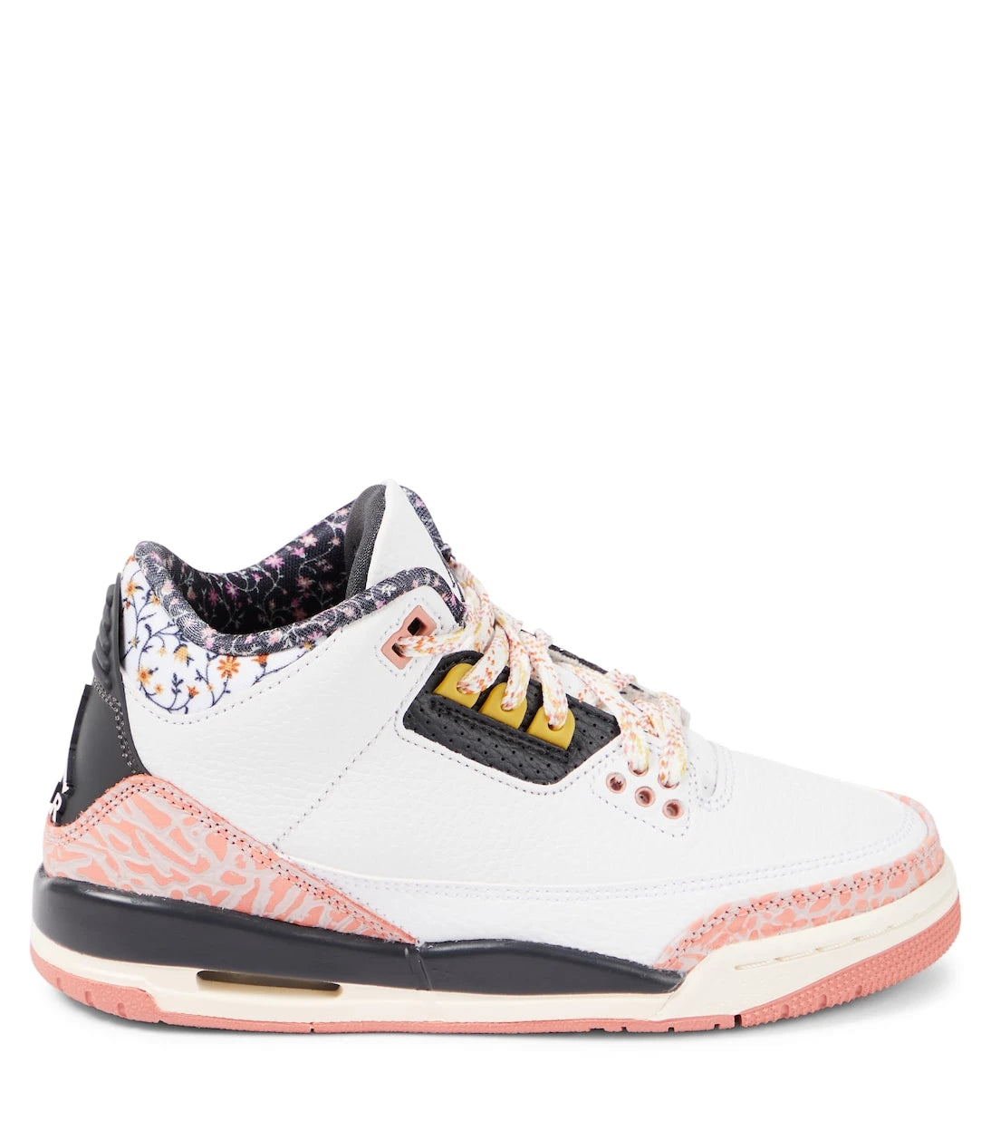 Nike Kids - Air Jordan 3 leather sneakers
