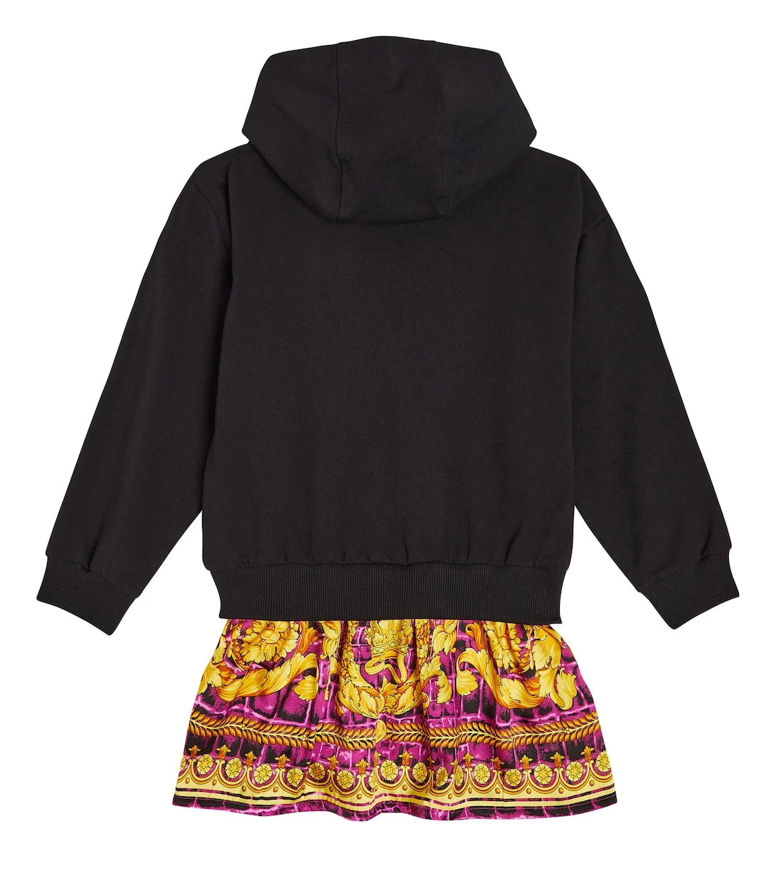 Versace Kids - Logo printed cotton-blend dress
