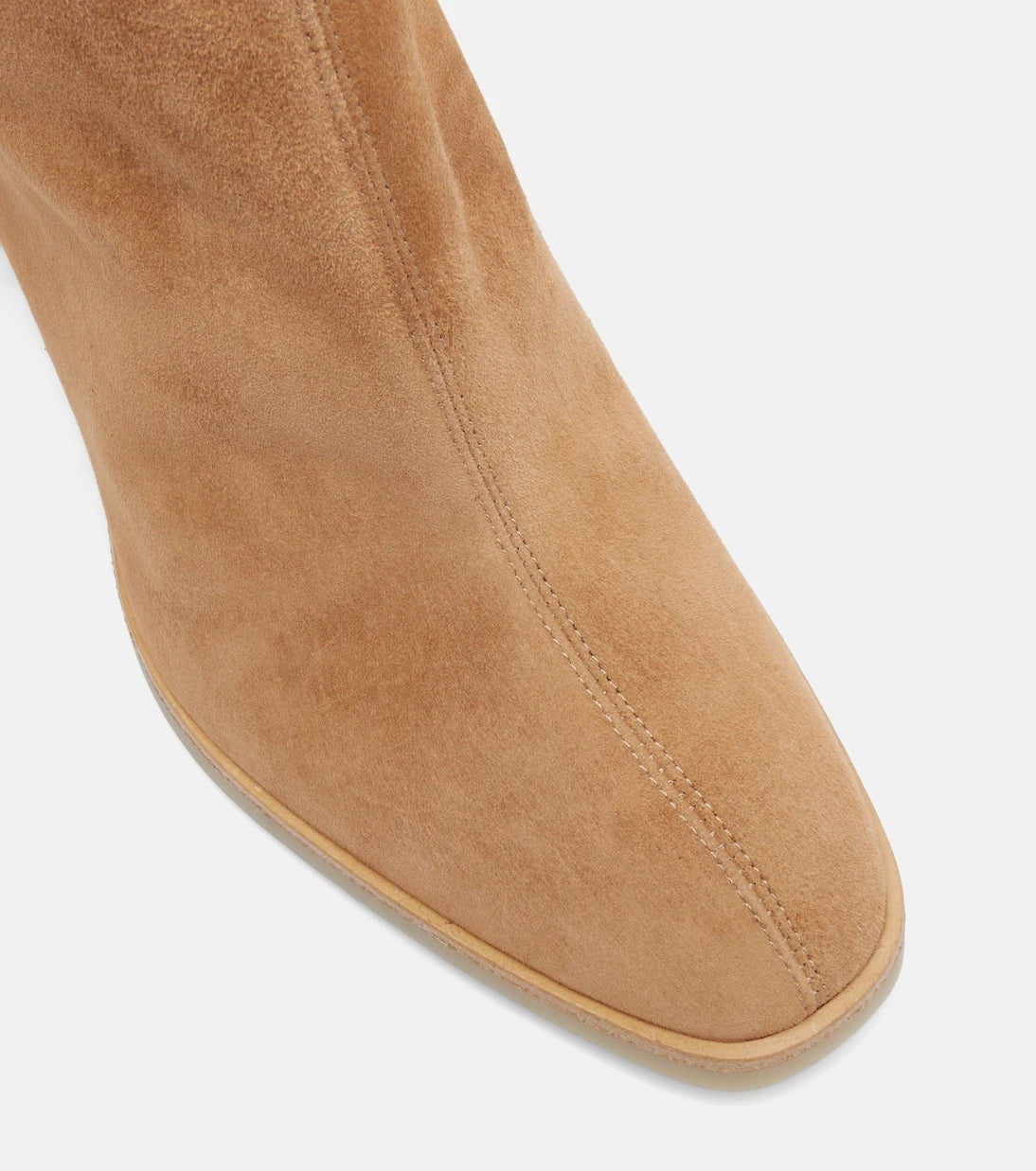 Aquazzura - حذاء الكاحل سانت أونوريه 85 بكعب ويدج من الشمواه