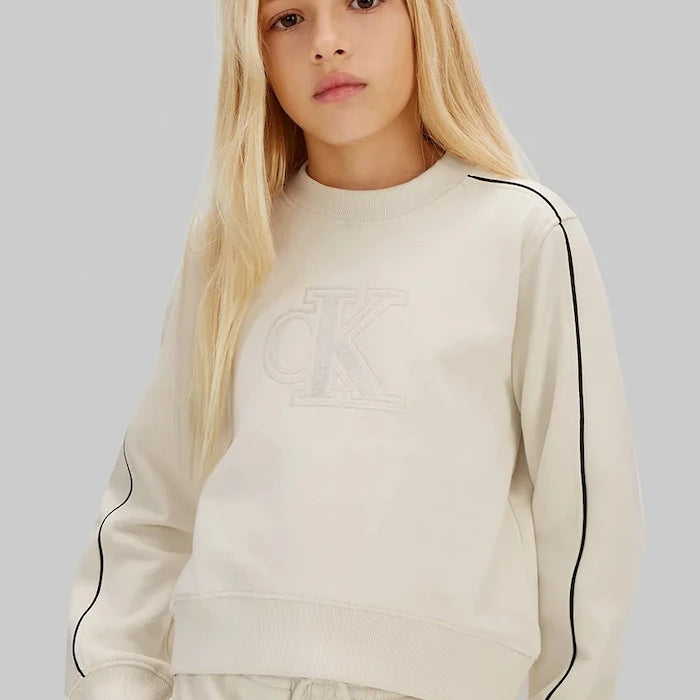 Детски памучен анцуг Calvin Klein Jeans