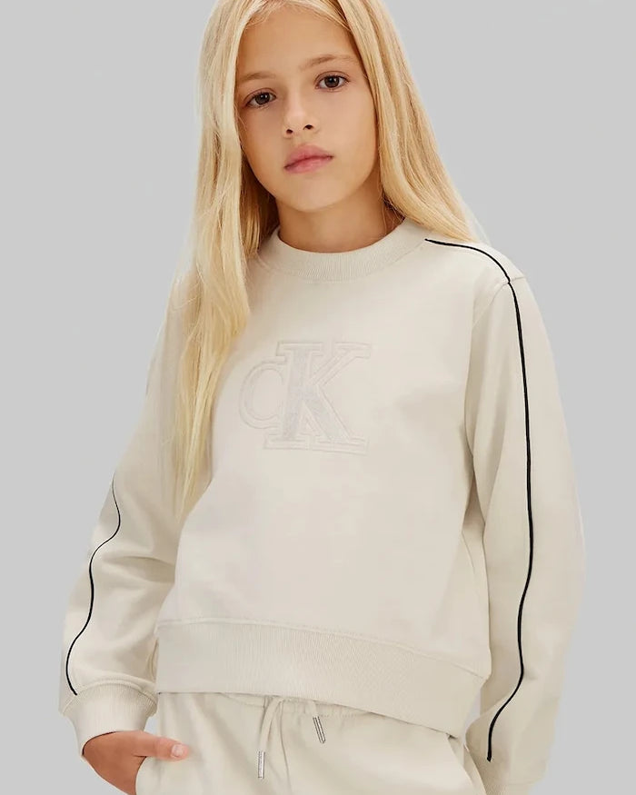 Детски памучен анцуг Calvin Klein Jeans