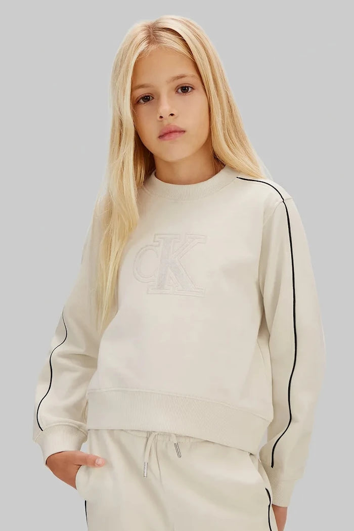 Детски памучен анцуг Calvin Klein Jeans