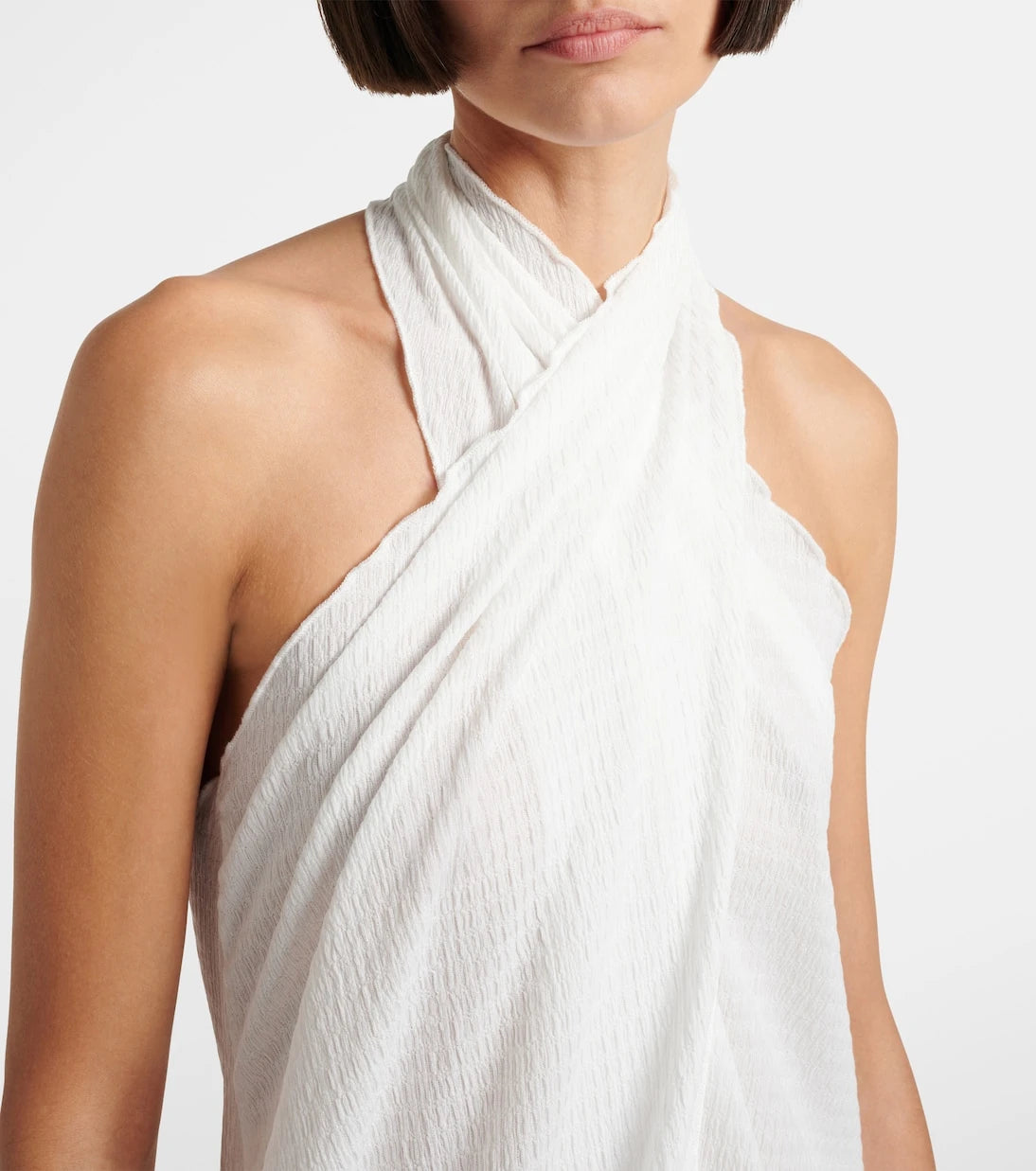 Jade Swim - Stella sheer halterneck maxi dress