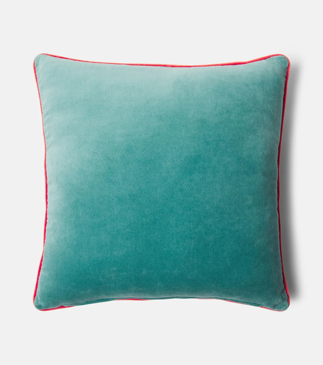 Les-Ottomans - Embroidered cotton velvet cushion