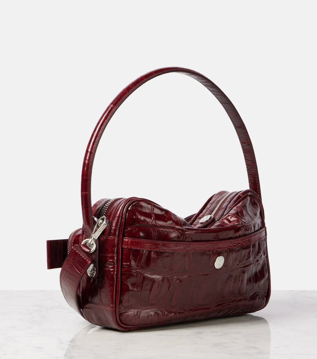 Acne Studios - Camero croc-effect leather shoulder bag