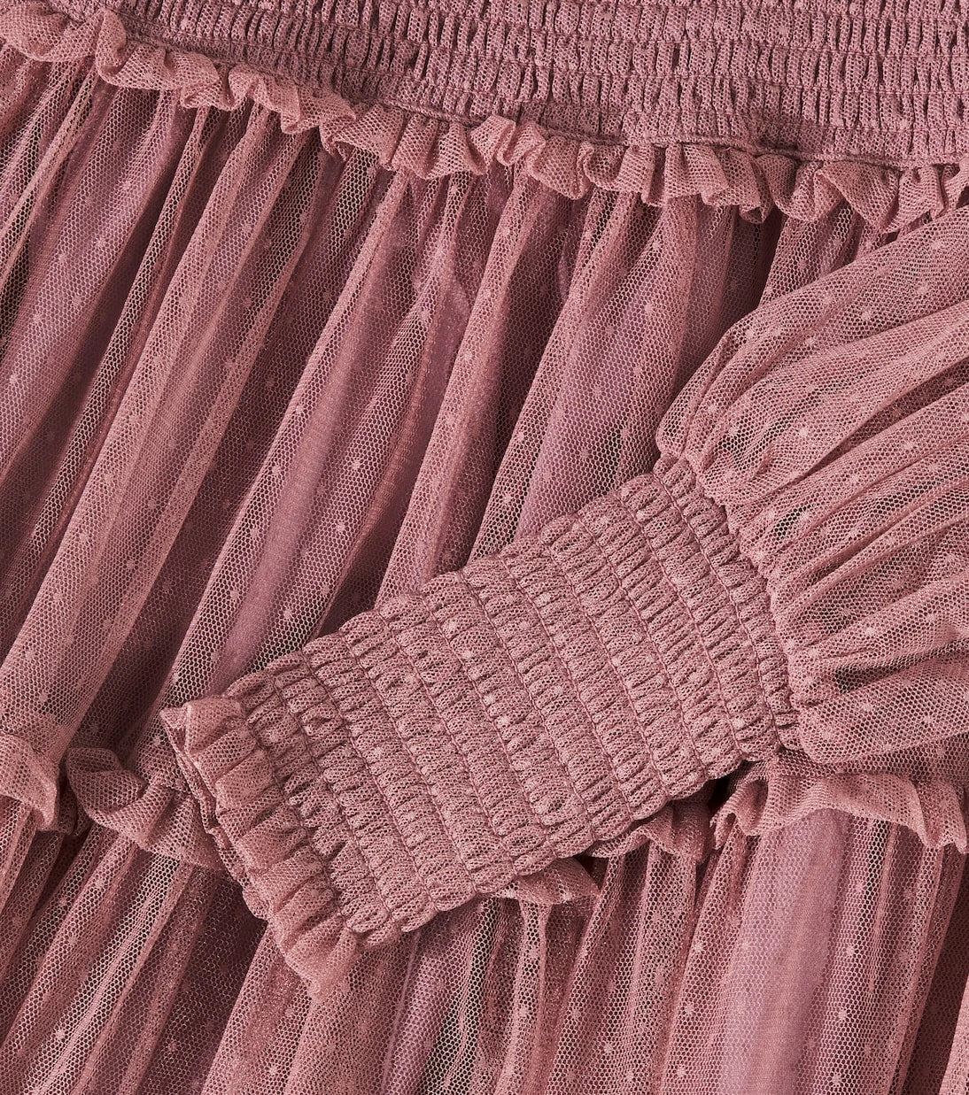 C'era Una Volta - Grace shirred tiered tulle dress