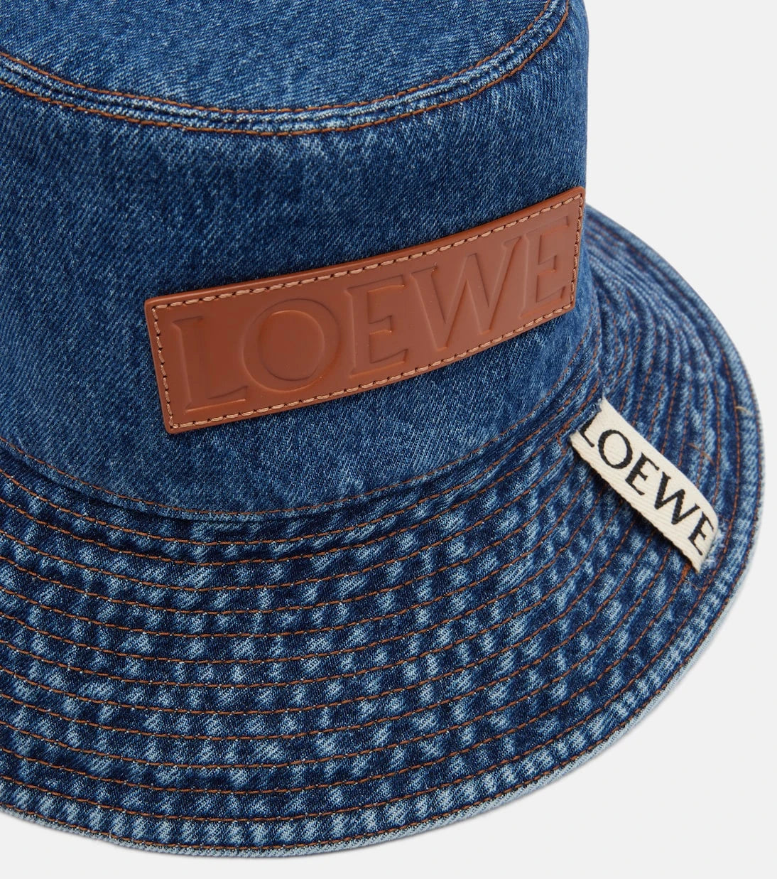 Loewe - Paula's Ibiza logo denim bucket hat