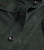 Suede Barron Overshirt EQUINE GREEN