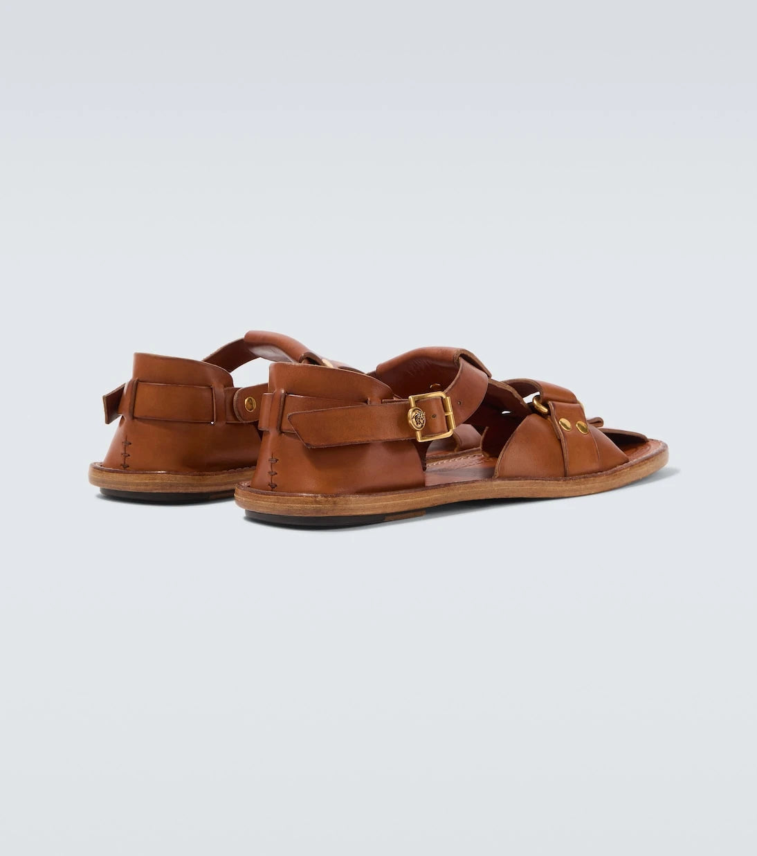 Versace - Souvenir leather fisherman sandals