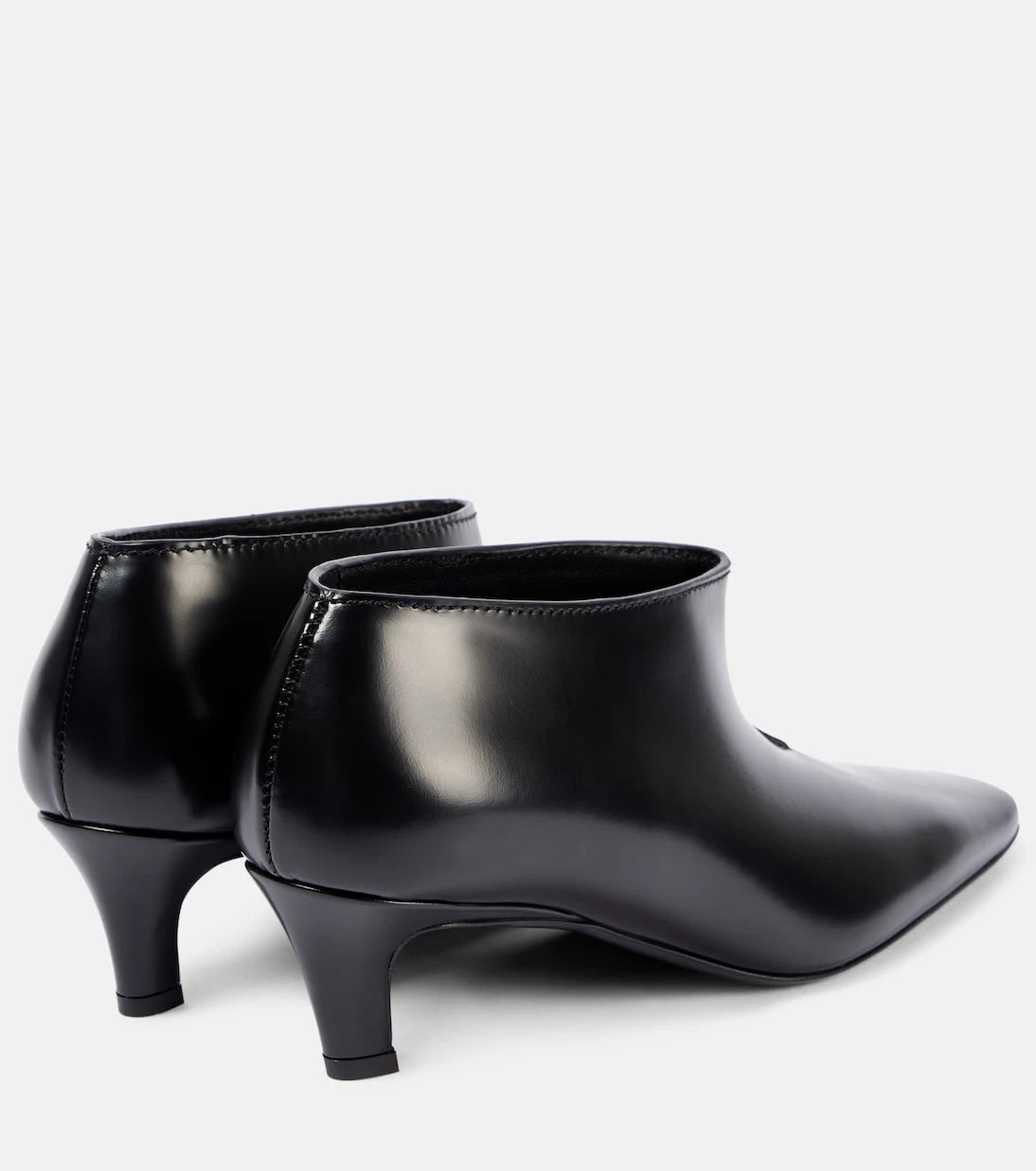 Toteme - Wide Shaft leather ankle boots