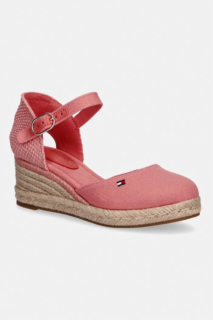 Tommy Hilfiger Kadın Espadril MID WEDGE ESPAD CLOSED TOE