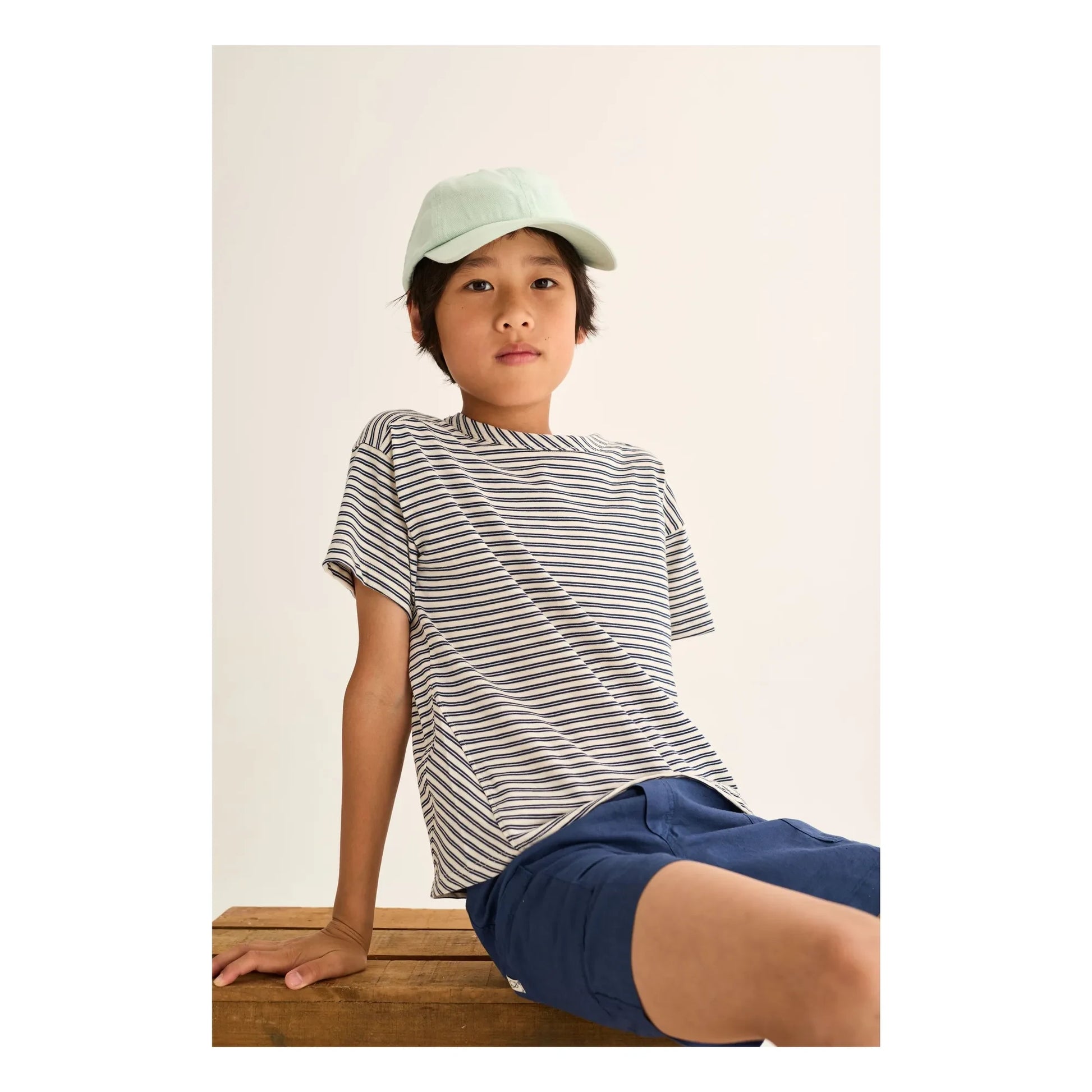 Cozmo - Alan Striped T-shirt | Navy blue