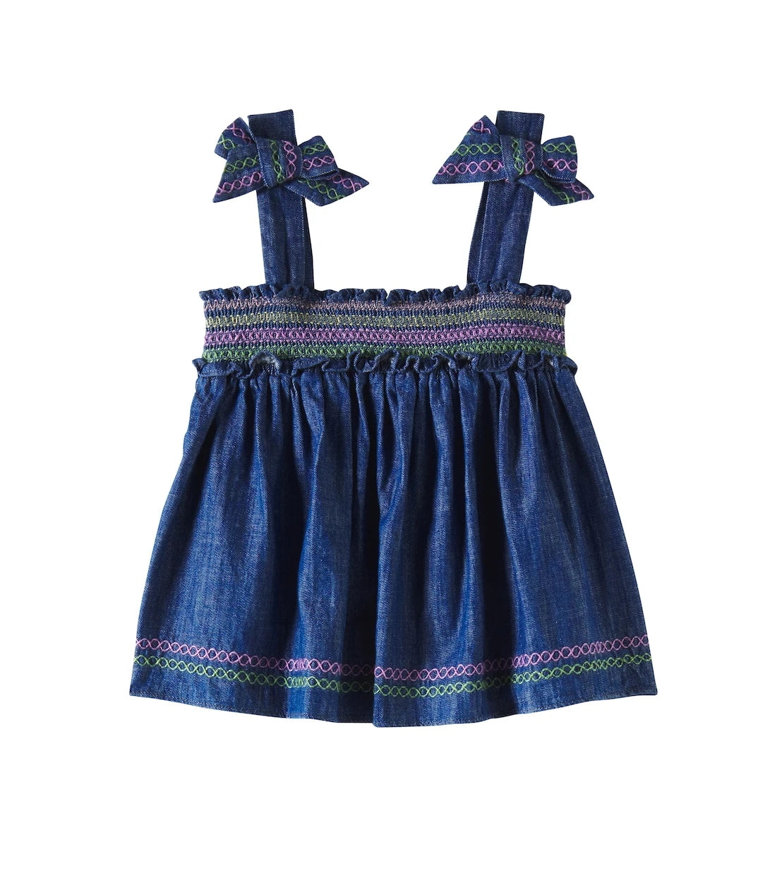 Zimmermann Kids - بلوزة دينم Tallow مطرزة