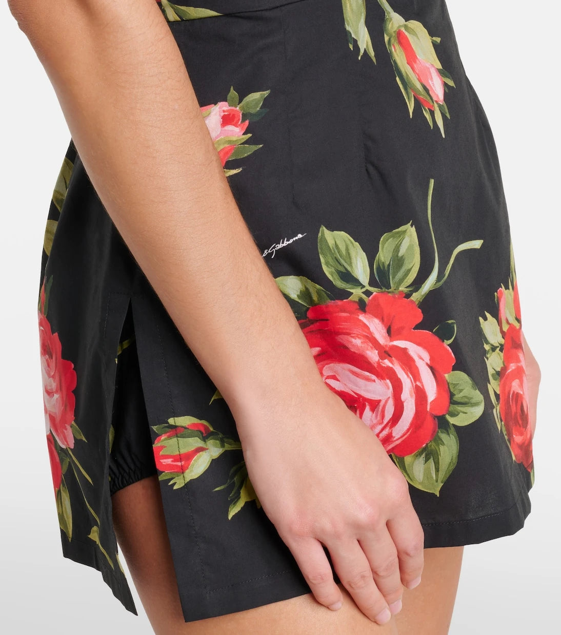 Dolce&Gabbana - Floral cotton minidress