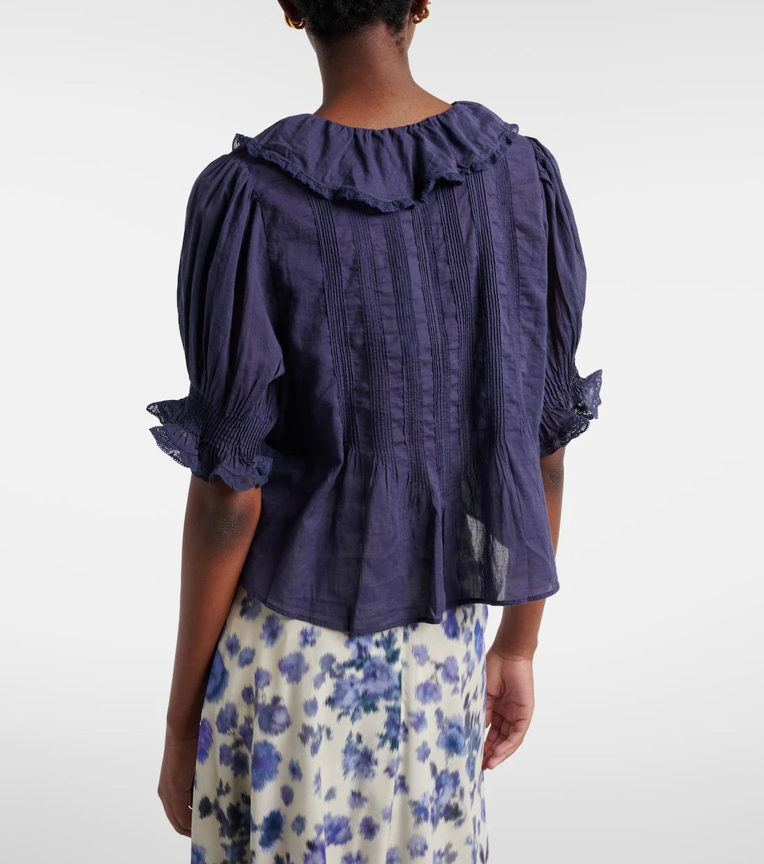 Dôen - Henri cotton voile top